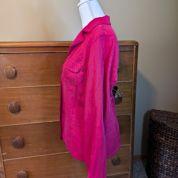 Coldwater Creek Lyocell Pink Jacket Casual Suit Coat - Picture 5 of 12